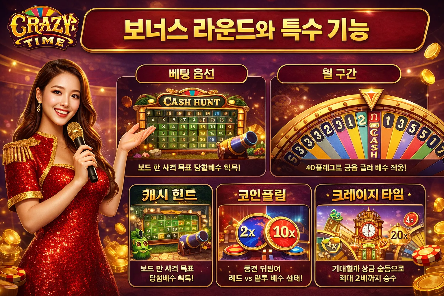 보너스 라운드와 특수 기능
